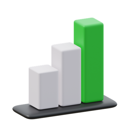 Bar Chart  3D Icon