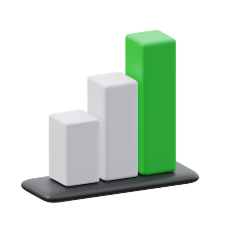 Bar Chart  3D Icon