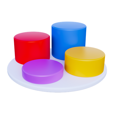 Bar Chart  3D Icon