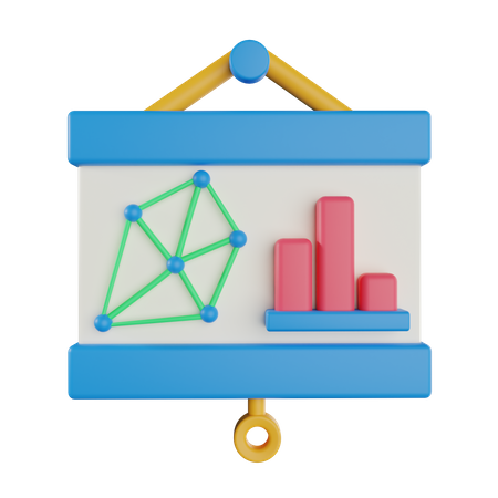 Bar Chart  3D Icon