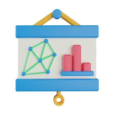 Bar Chart  3D Icon