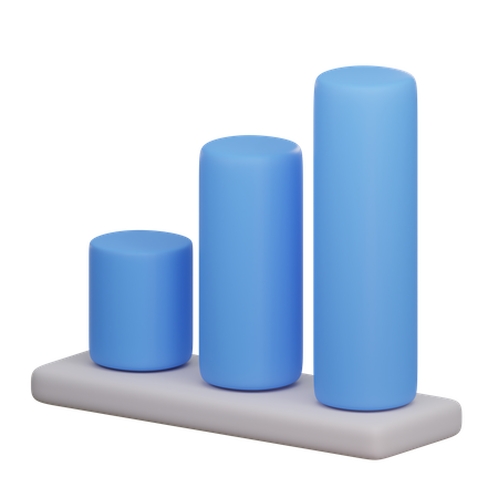 Bar Chart  3D Icon