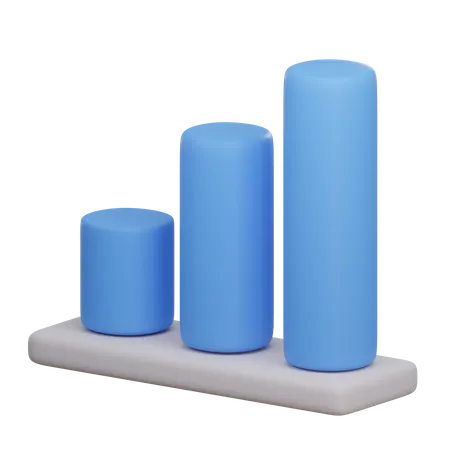 Bar Chart  3D Icon