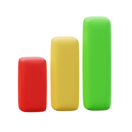 Bar Chart  3D Icon