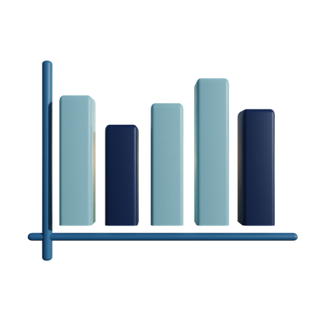 Bar Chart  3D Icon