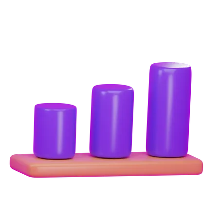 Bar Chart  3D Icon