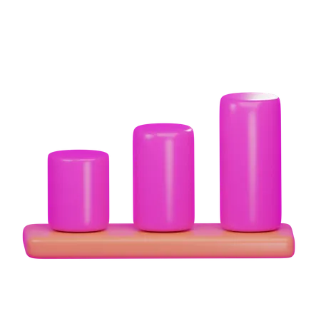 Bar Chart  3D Icon