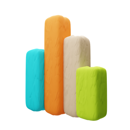 Bar Chart  3D Icon