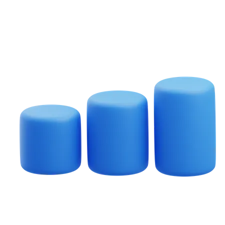 Bar Chart  3D Icon