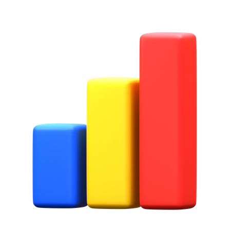 Bar Chart  3D Icon