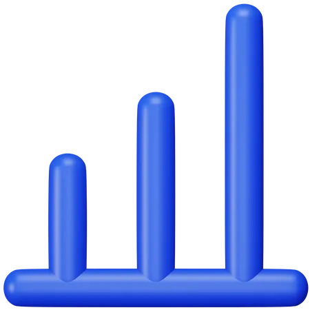 Bar Chart  3D Icon