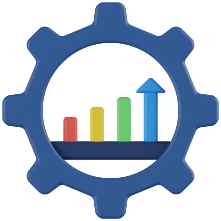 Bar Chart  3D Icon