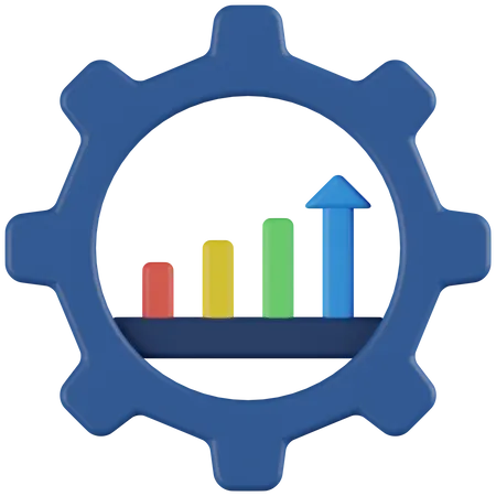 Bar Chart  3D Icon