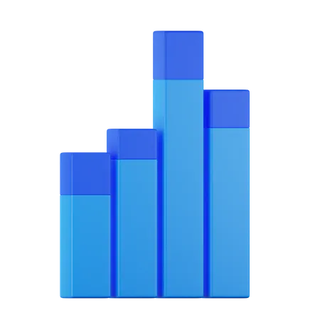 Bar Chart  3D Icon