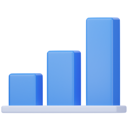 Bar Chart  3D Icon