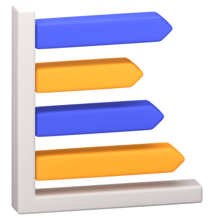 Bar Chart  3D Icon