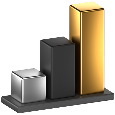 Bar Chart  3D Icon