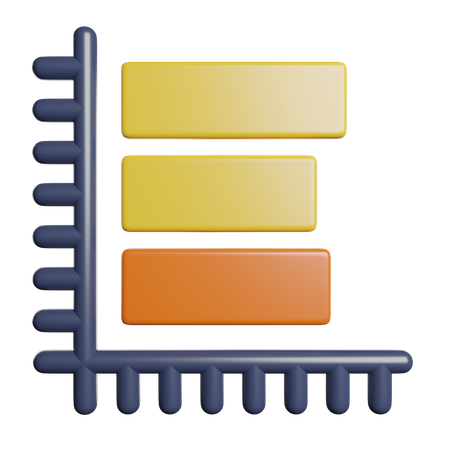 Bar Chart  3D Icon