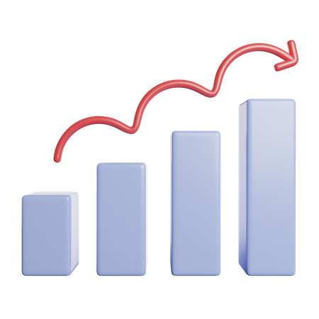 Bar Chart  3D Icon