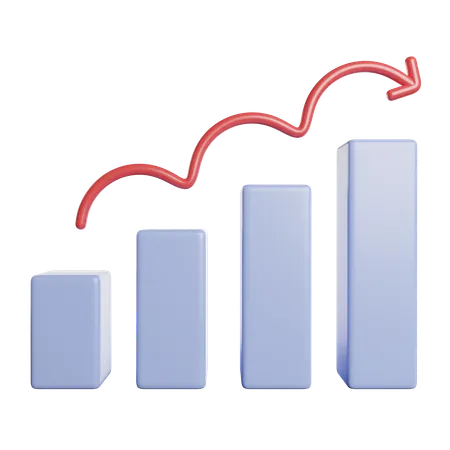 Bar Chart  3D Icon