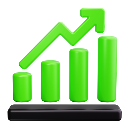 Bar Chart  3D Icon