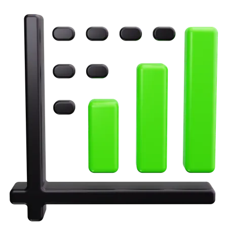 Bar Chart  3D Icon