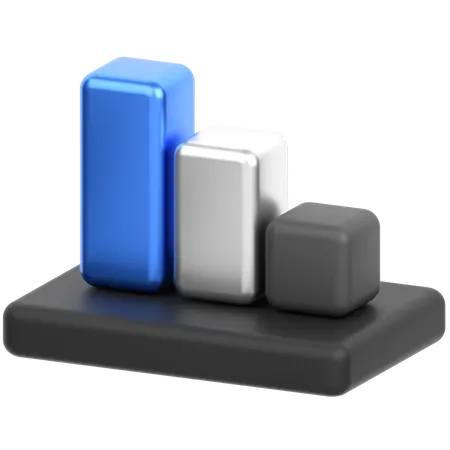 Bar Chart  3D Icon