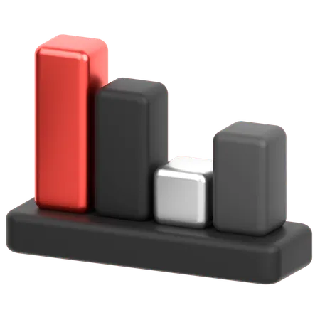 Bar Chart  3D Icon
