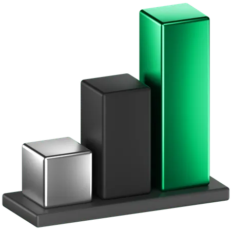 Bar Chart  3D Icon