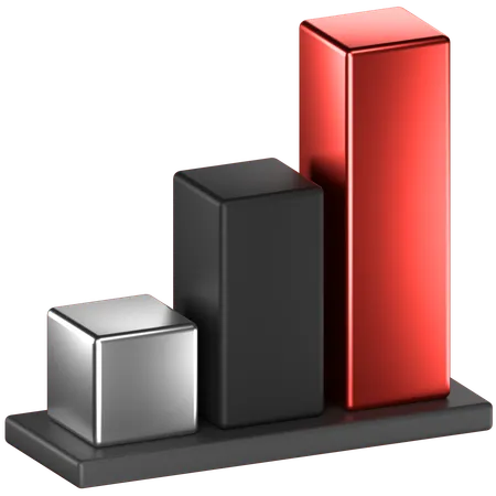 Bar Chart  3D Icon