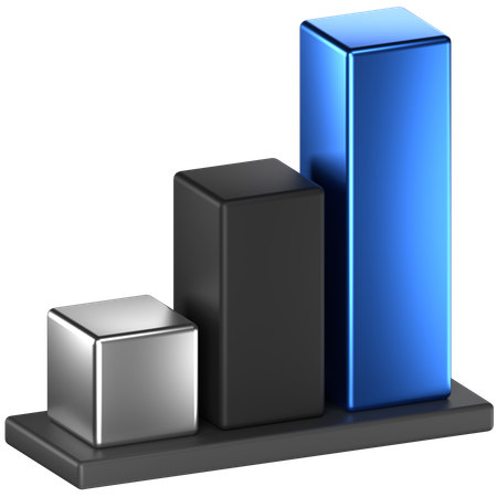 Bar Chart  3D Icon