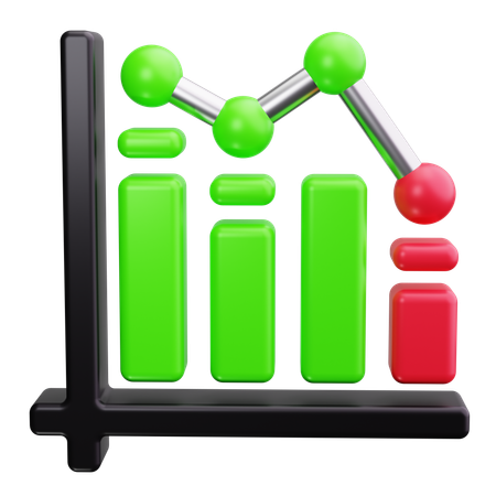 Bar Chart  3D Icon