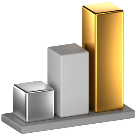 Bar Chart  3D Icon