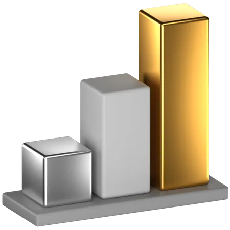 Bar Chart  3D Icon
