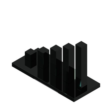 Bar Chart  3D Icon