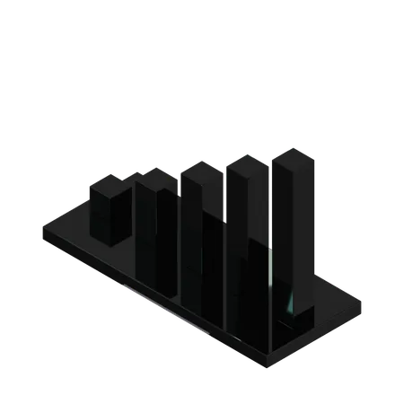 Bar Chart  3D Icon