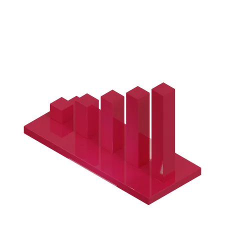 Bar Chart  3D Icon