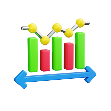 Bar Chart  3D Icon