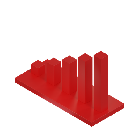 Bar Chart  3D Icon