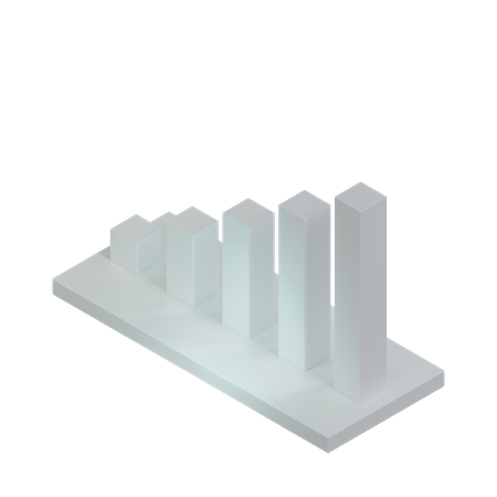 Bar Chart  3D Icon
