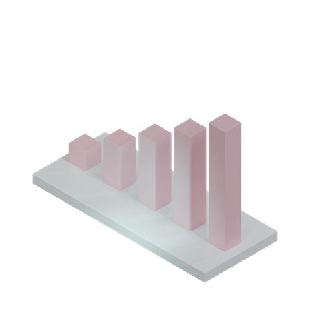 Bar Chart  3D Icon