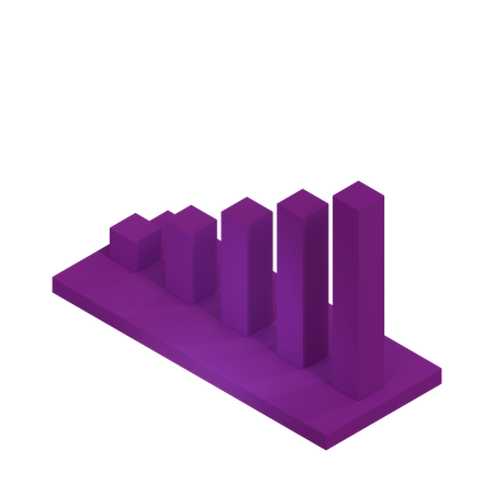 Bar Chart  3D Icon