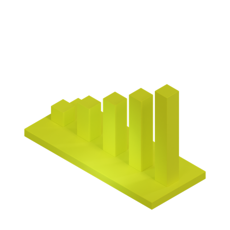 Bar Chart  3D Icon