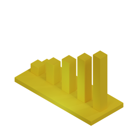 Bar Chart  3D Icon
