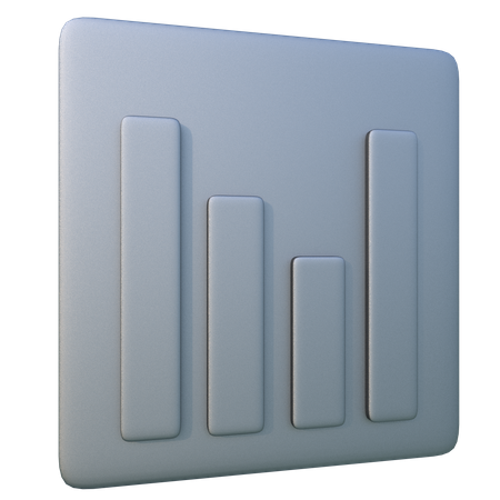 Bar Chart  3D Icon