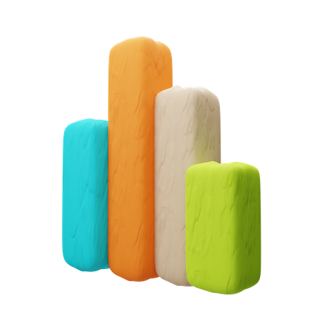 Bar Chart  3D Icon
