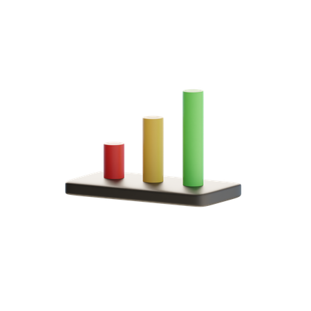Bar Chart  3D Icon