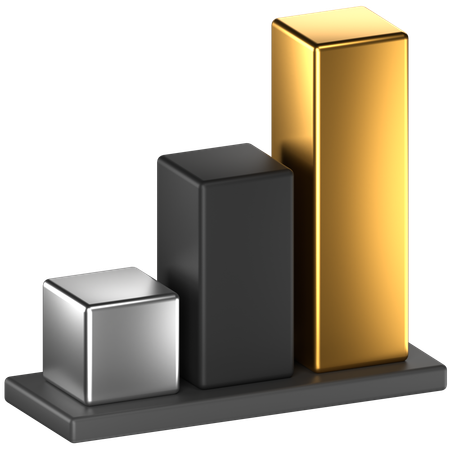 Bar Chart  3D Icon