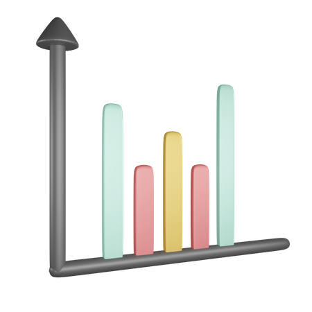 Bar Chart  3D Icon