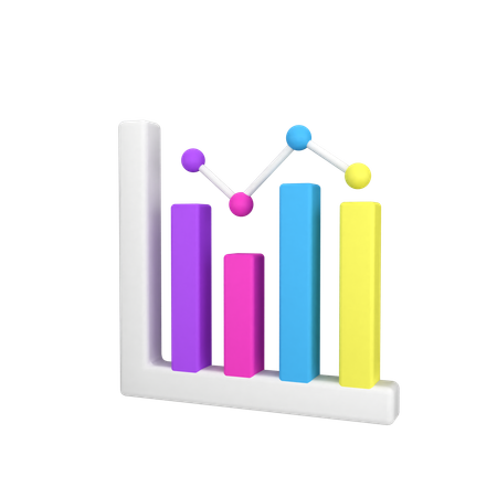 Bar Chart  3D Icon